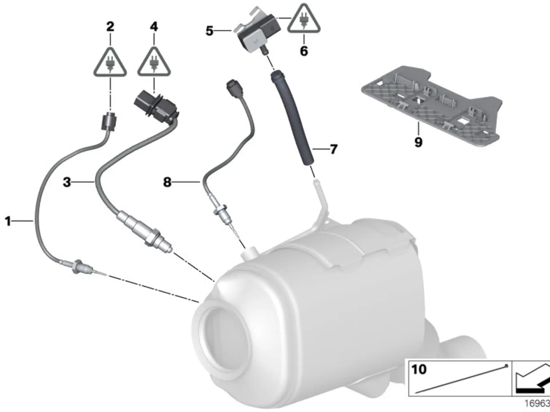 BMW Sensor Temperatur E60 E61 E70 E71 E83 E90 E91 E92 E93 13627809157