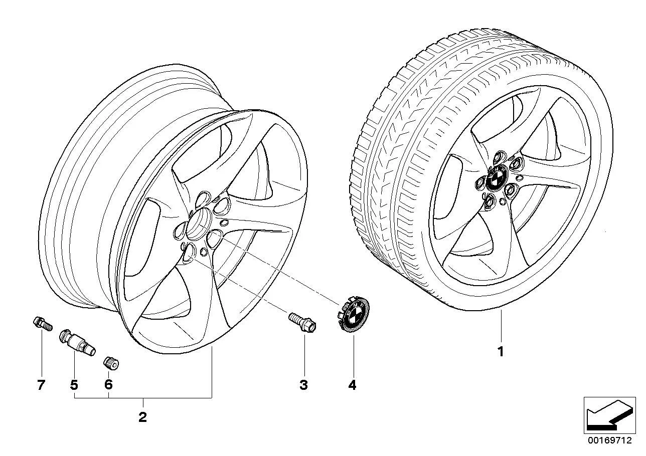 BMW Schraubventil E90 E91 E92 E93 36136775937