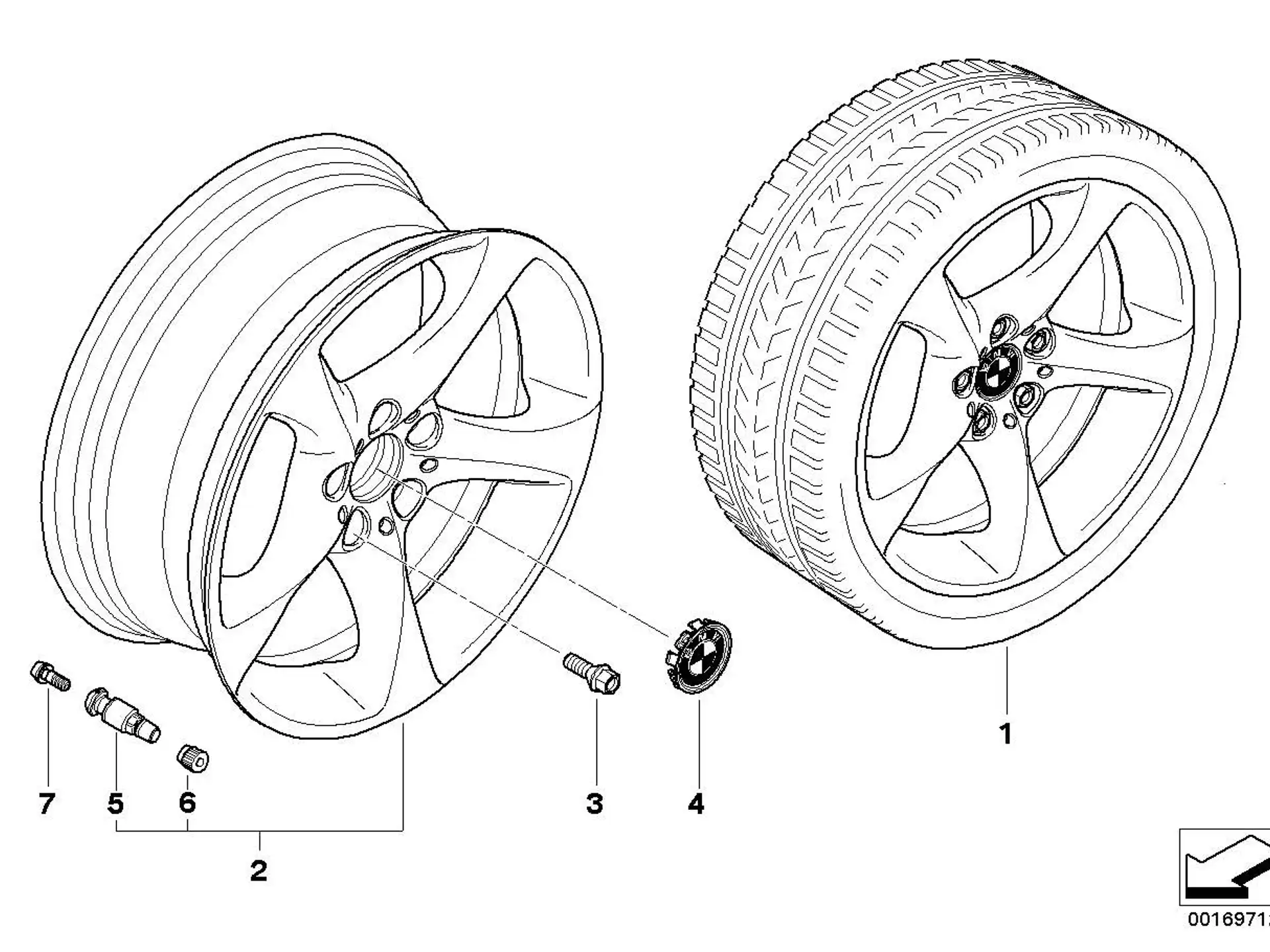 BMW Schraubventil E90 E91 E92 E93 36136775937