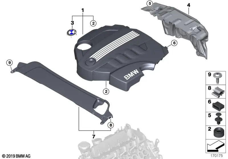 BMW Entkopplungselement E46 E60 E61 13717781445 - Bildposition 08