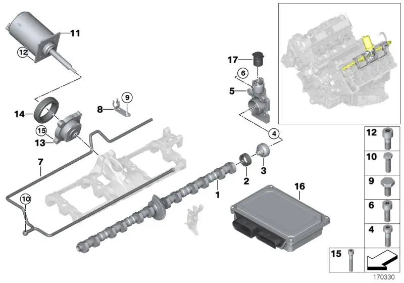 BMW Stellmotor E53 E60 E61 E63 E64 E65 E66 E70 11377548389