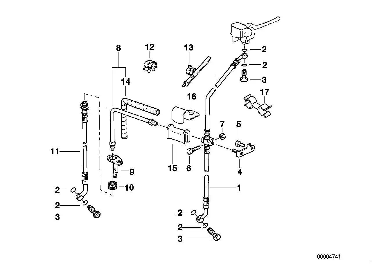 BMW Halter rechts K41 34322330498 - Bildposition 04