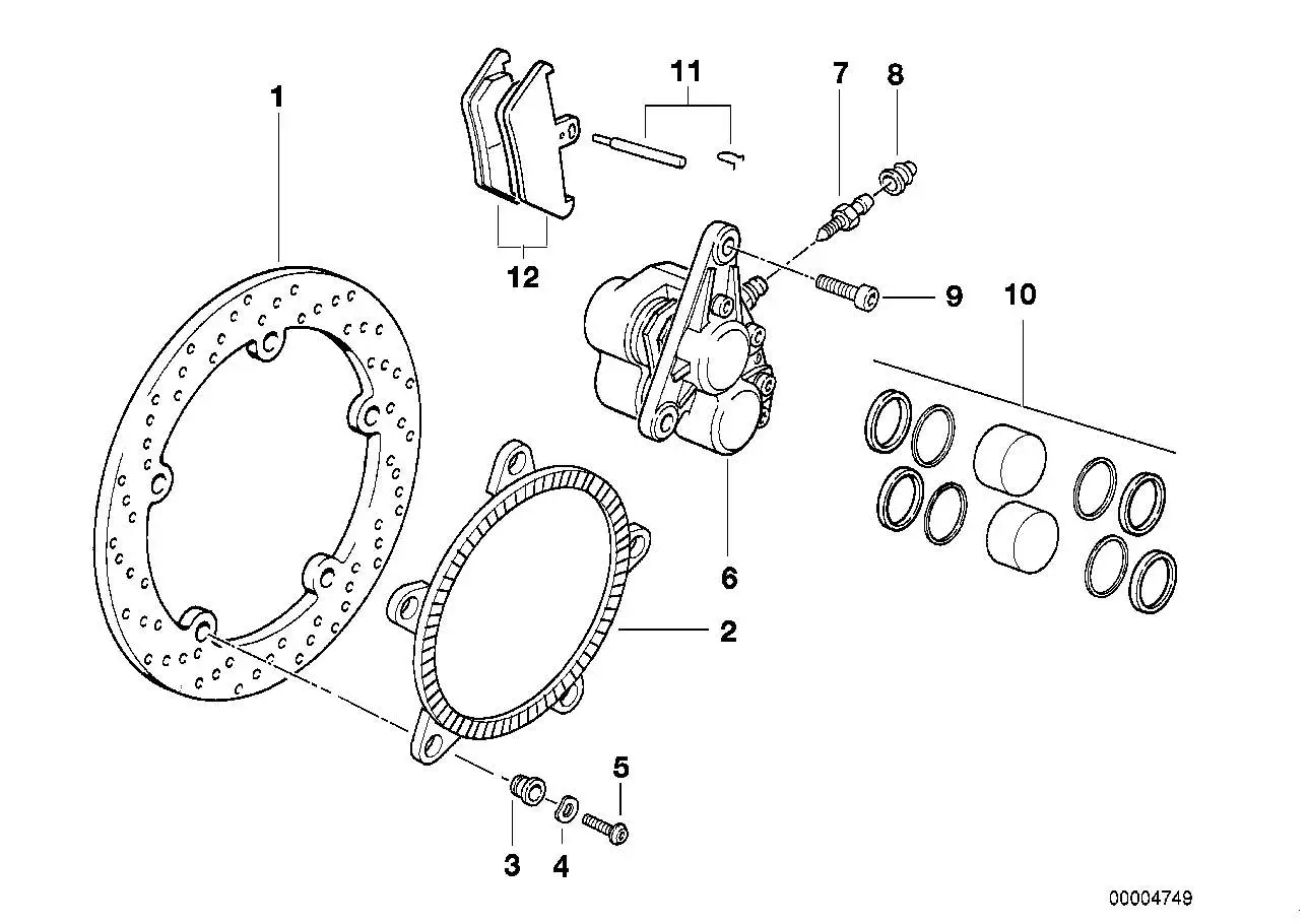 BMW Rolle 34112335745