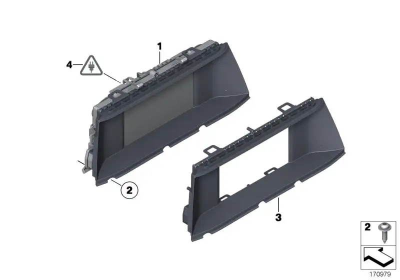 BMW Blende F10 F11 65509301374 - 5er