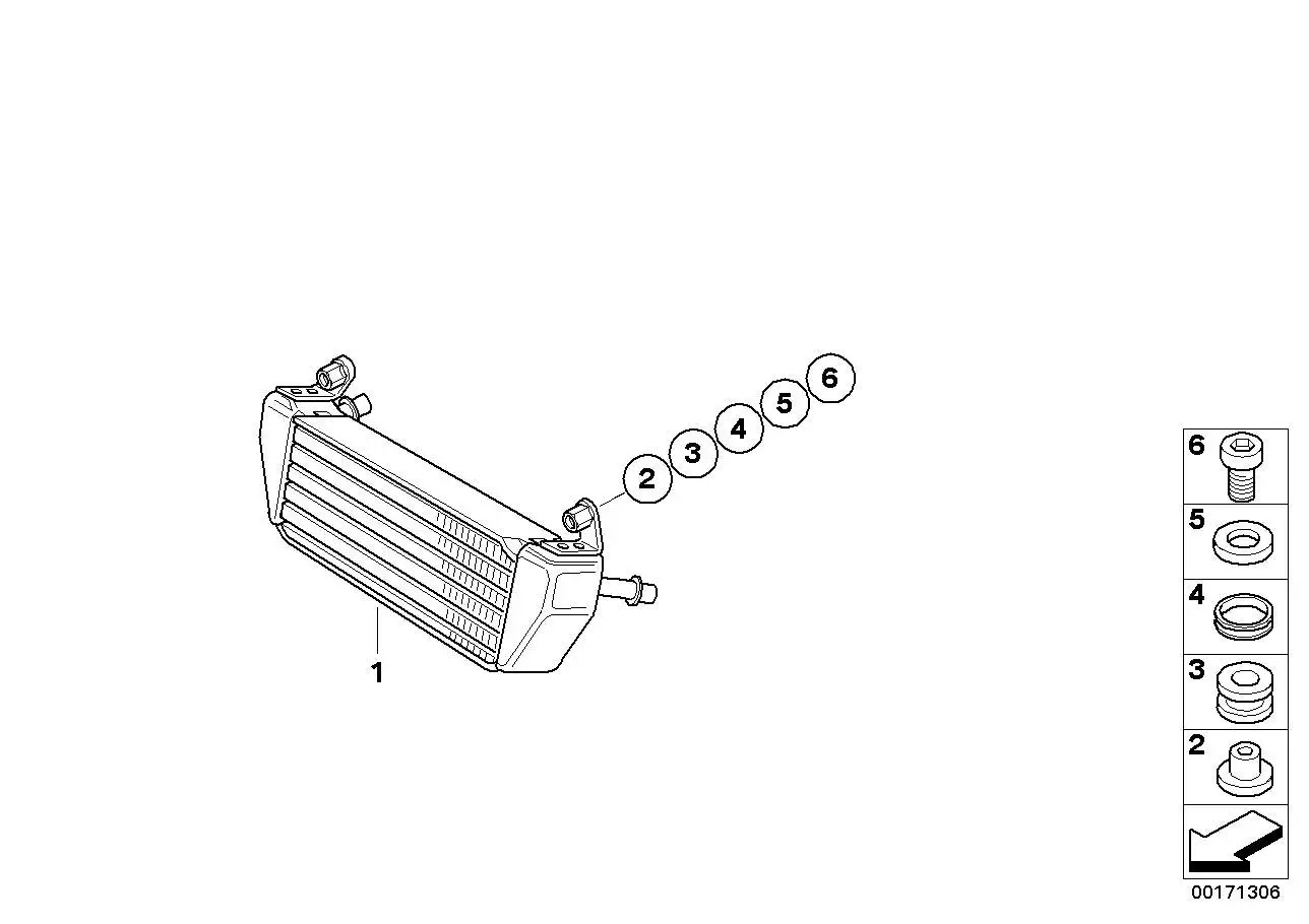 BMW Ölkühler K25 17217712866