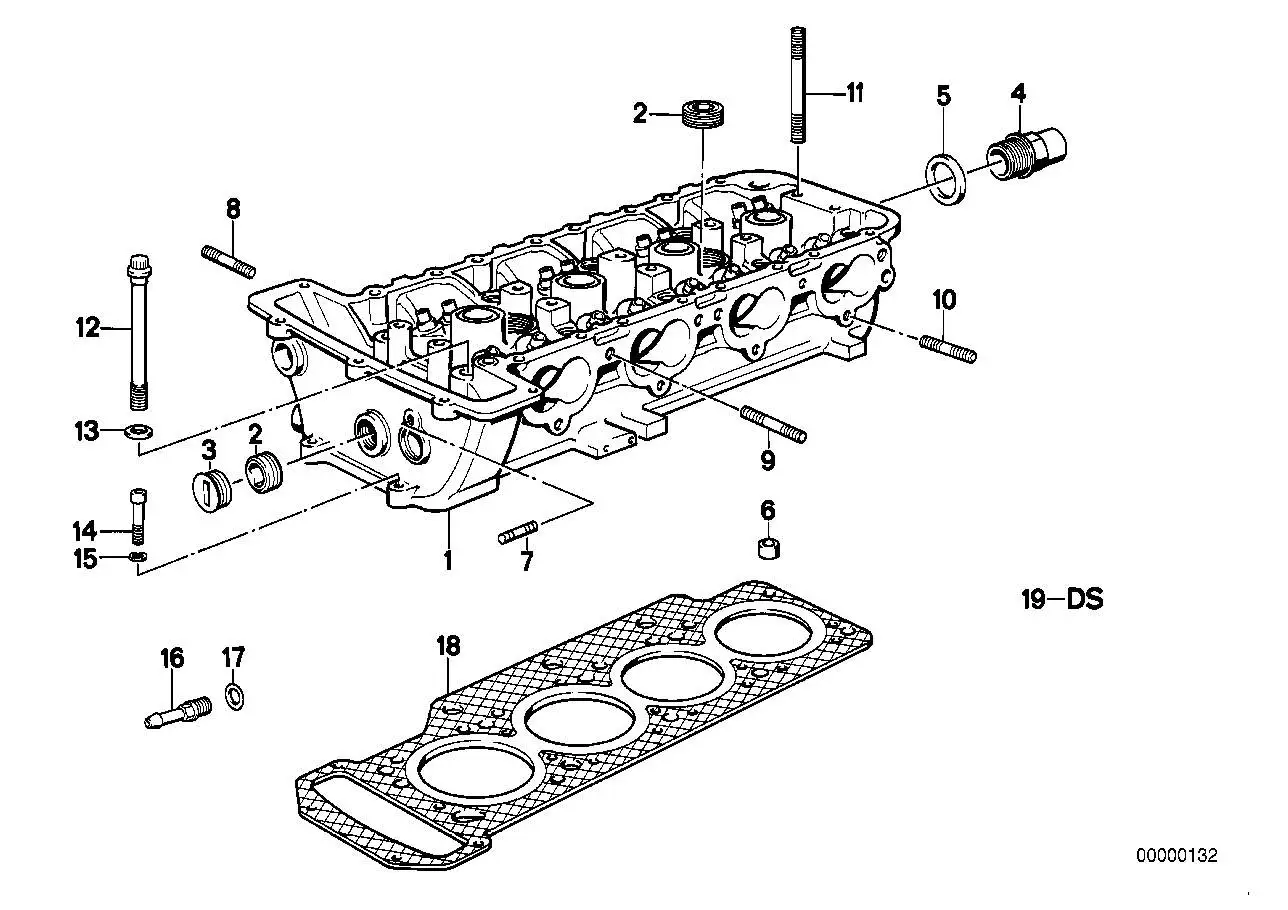 BMW Schraube E30 E36 E24 E23 E28 E34 11121307135