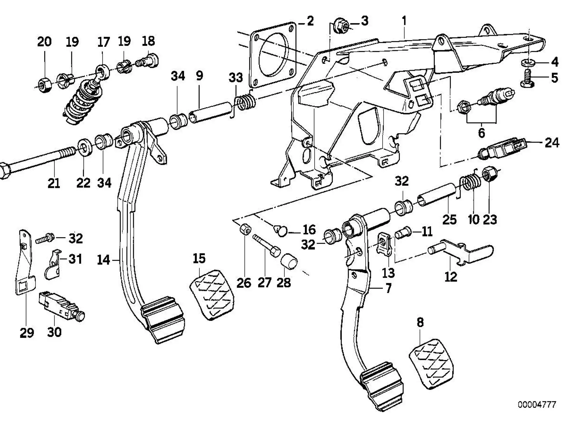 BMW Bremslichtschalter E30 E24 E28 E34 E36 61318360420