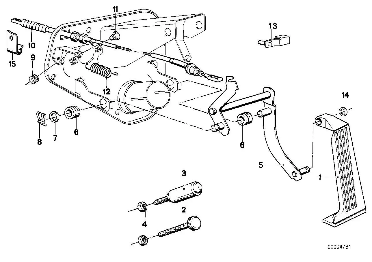 BMW Anschlag E12 E21 E23 E24 E28 E30 E32 E34 35411119010
