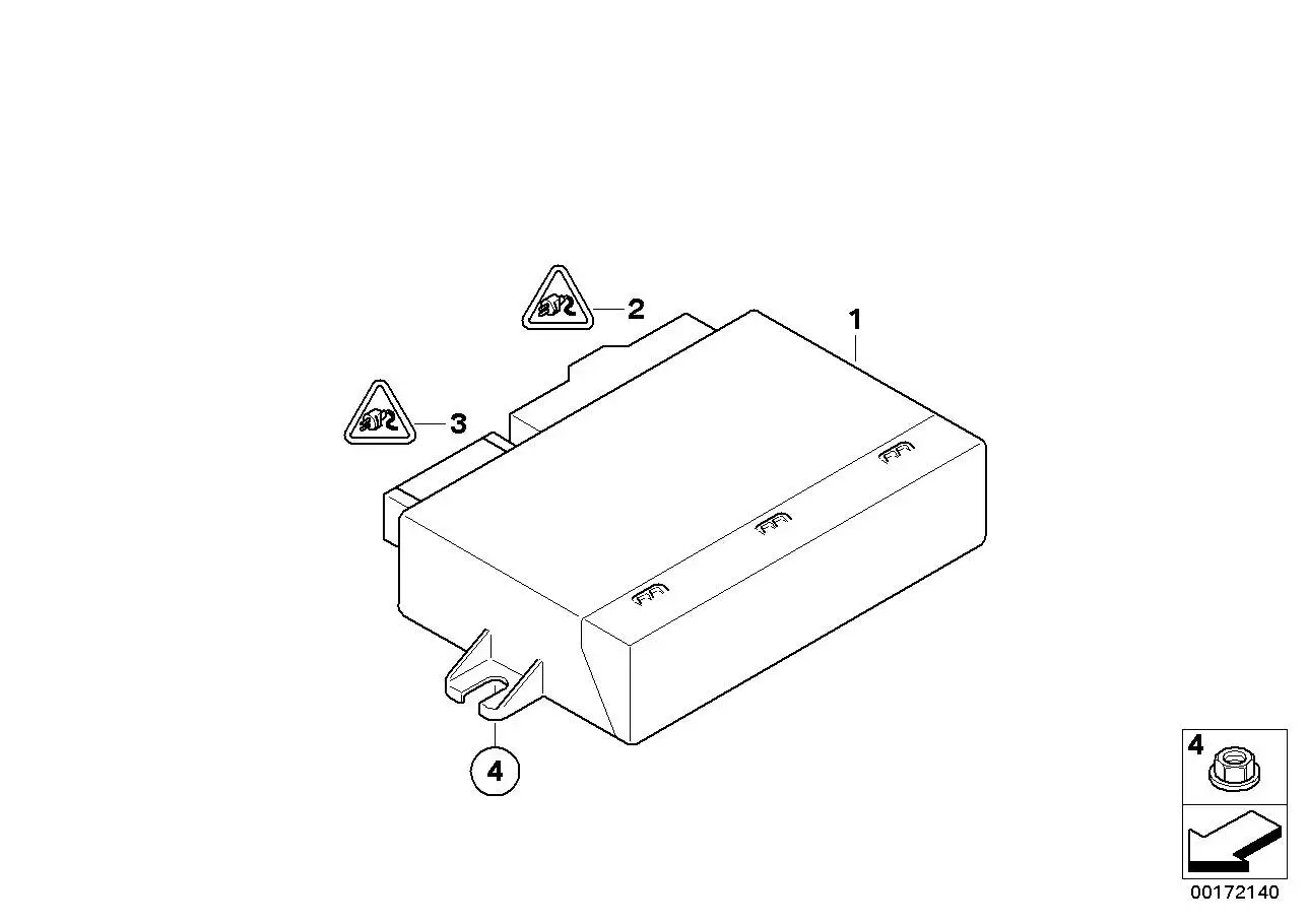 BMW Cabrioverdeckmodul R57 61313454818