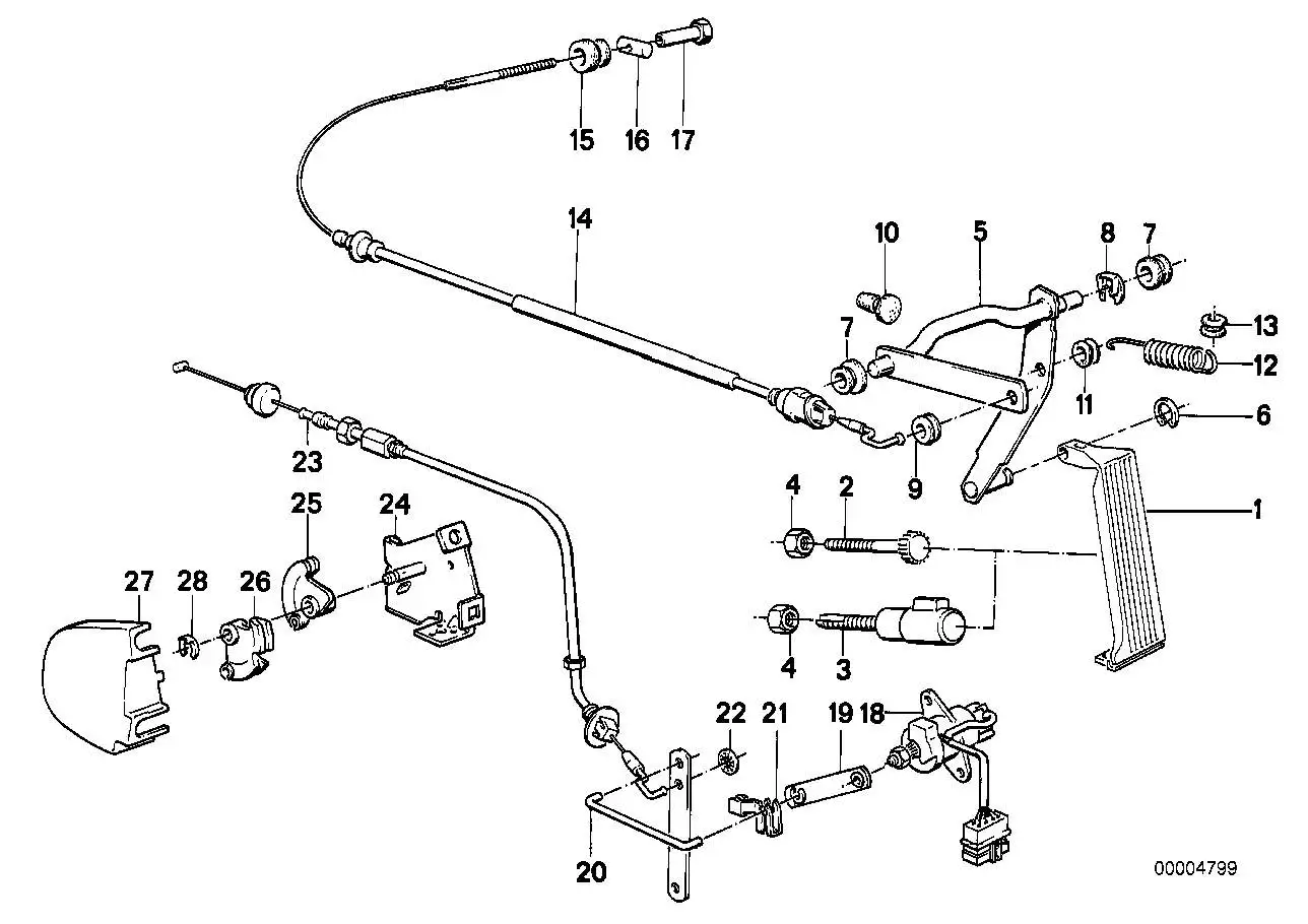 BMW Sicherungsscheibe E23 E28 E30 E34 E36 07129934329