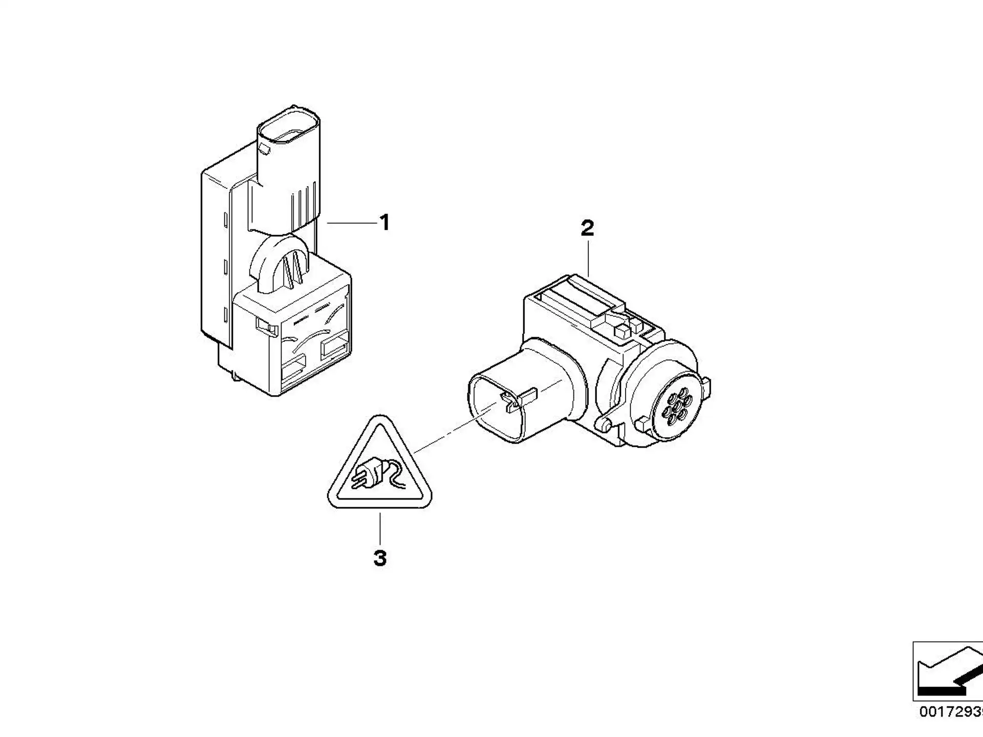 BMW Sensor für AUC E60 E61 E63 E64 E65 E66 64116933052