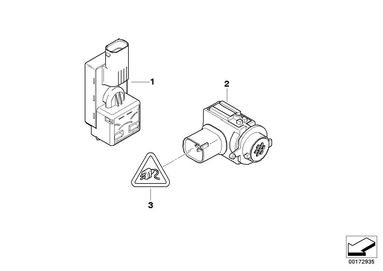 BMW Sensor für AUC E60 E61 E63 E64 E65 E66 64116933052 - 5er, 6er