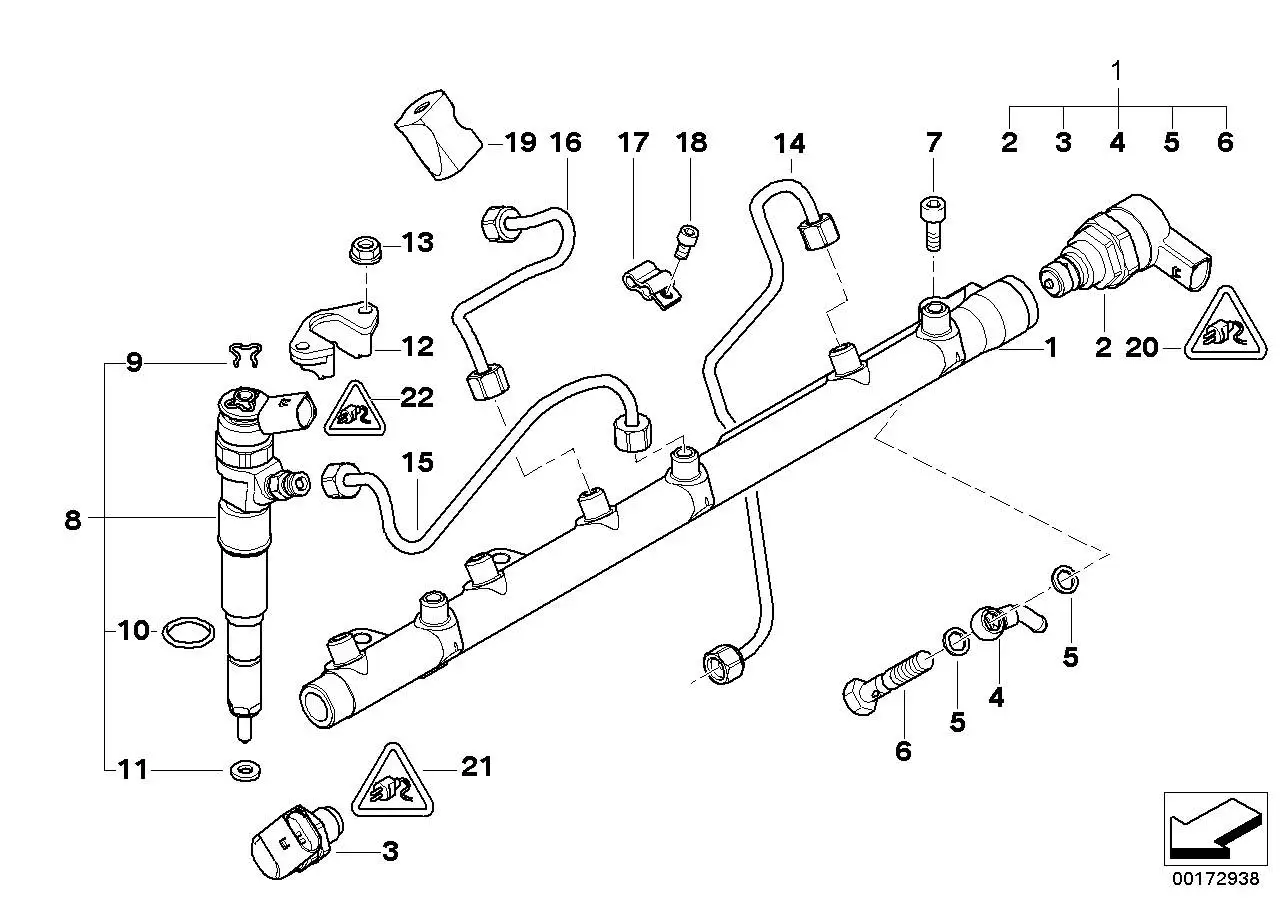 BMW Dichtring E39 E46 E53 E60 E61 E63 E64 E65 E66 E70 E71 E83 E87