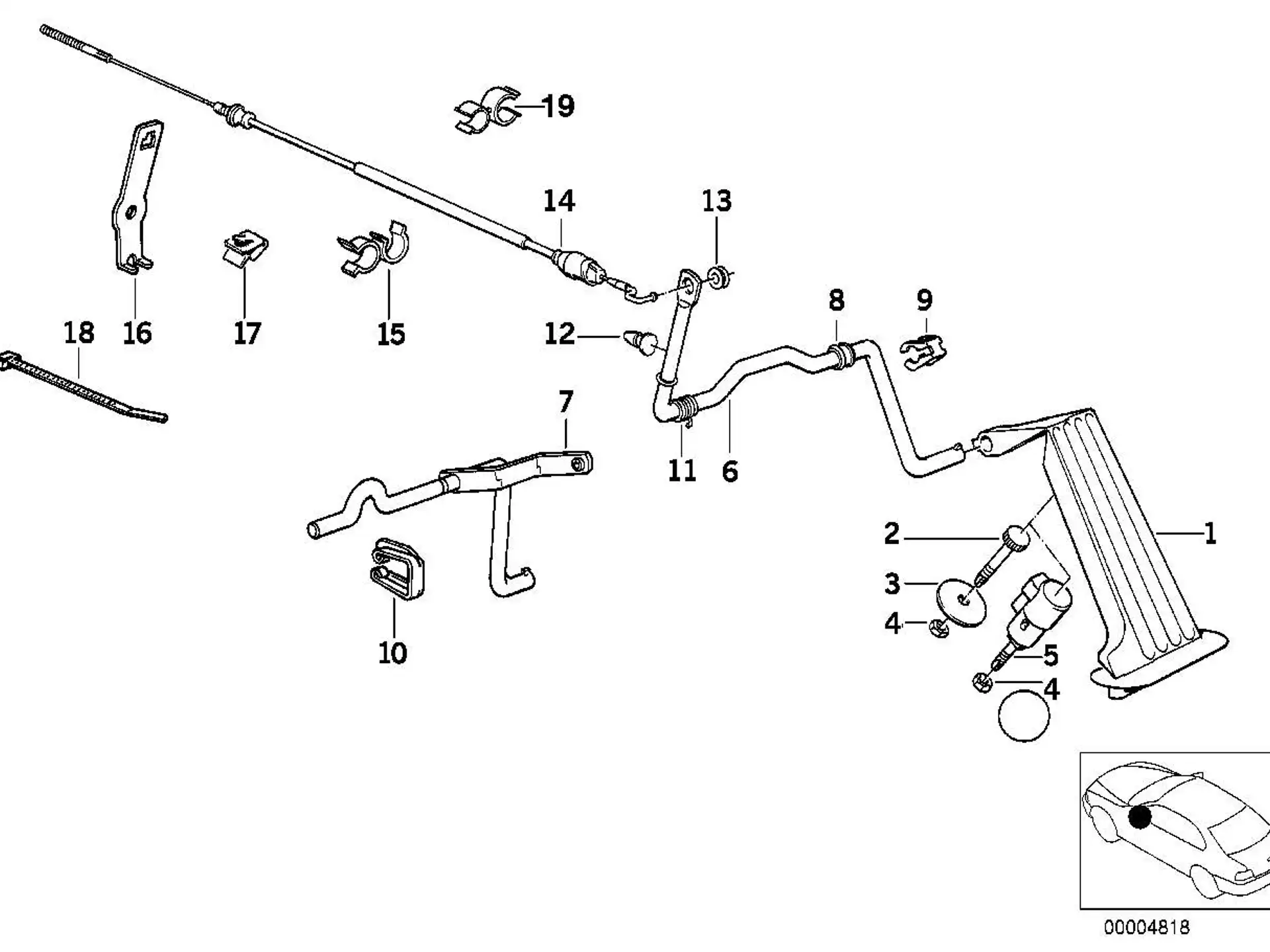 BMW Lagerbuchse E31 E32 E34 E36 35411154172