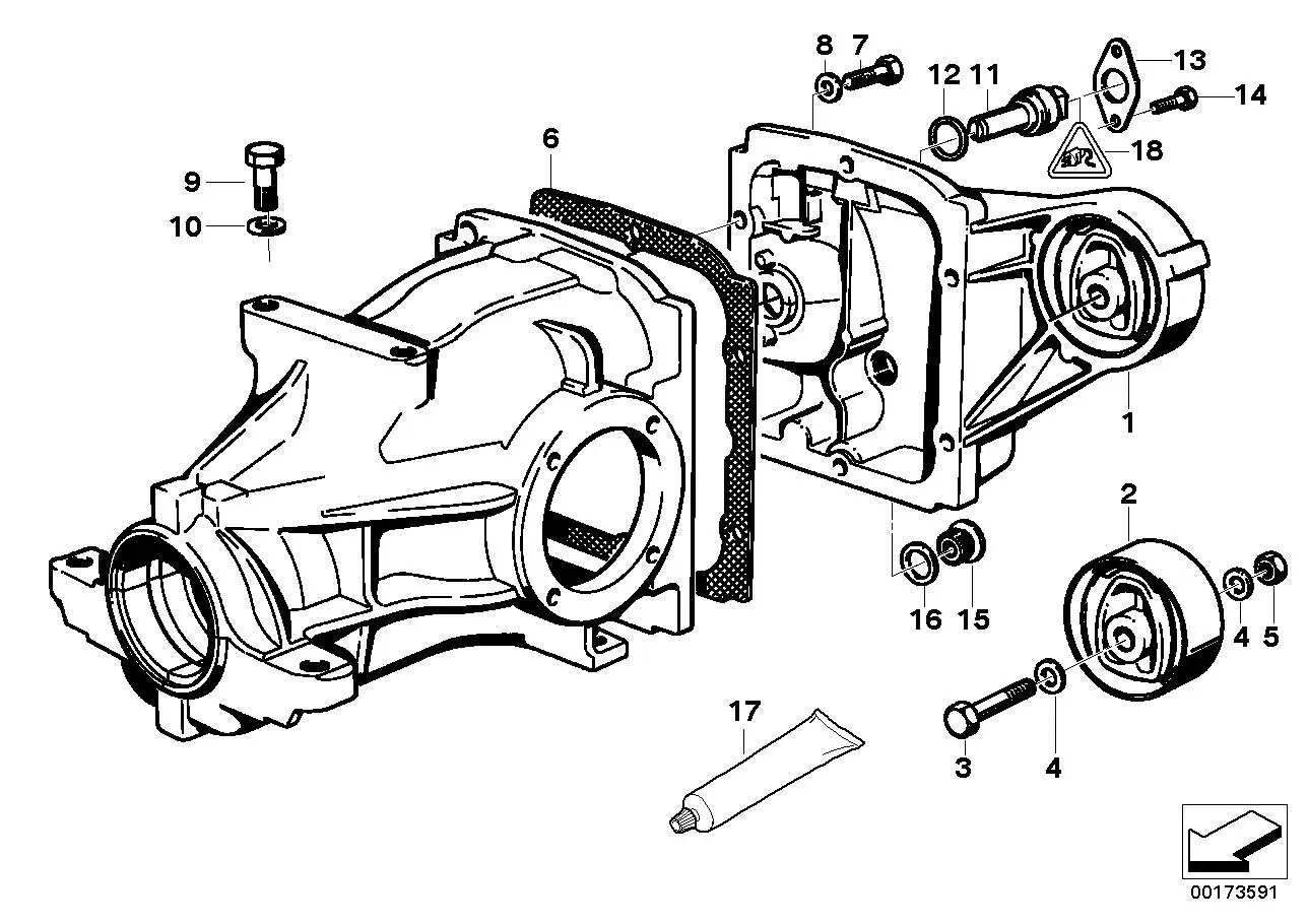 BMW Gummilager 33172228425