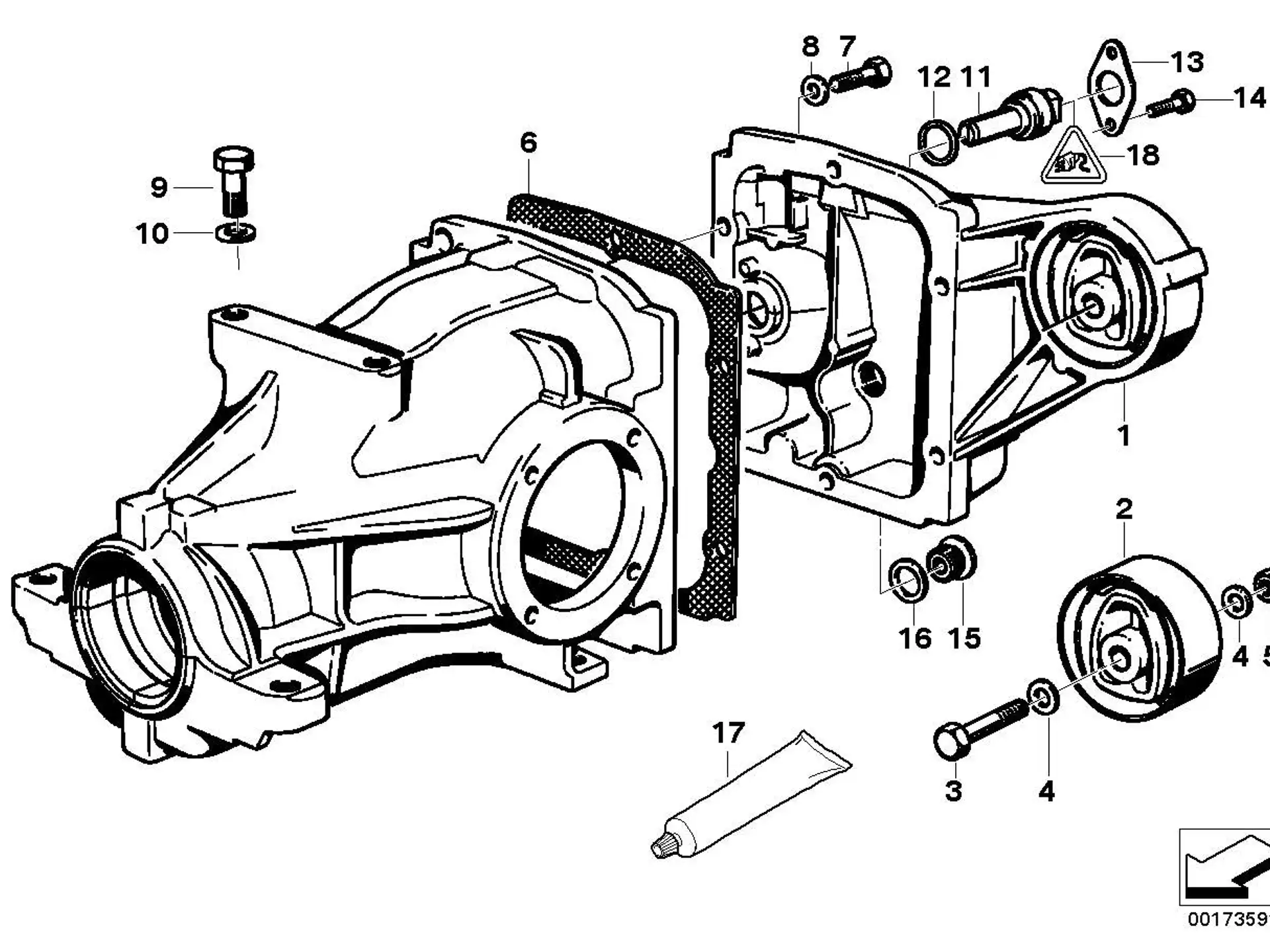 BMW Gummilager E36 33171090950