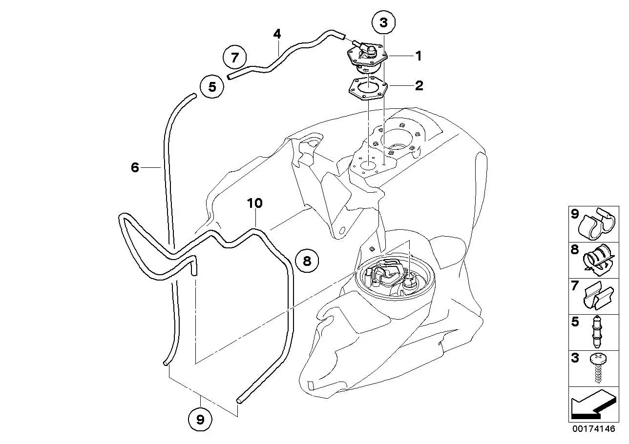 BMW Entlüftungsschlauch K26 16137682953