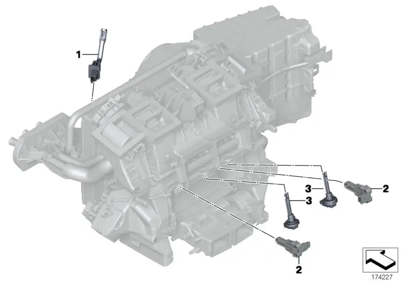 BMW Temperatursensor F01 F02 F04 F06 F07 F10 F11 F12 F13 64119166