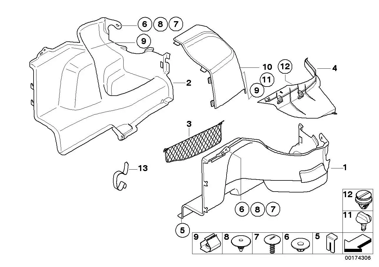 BMW Clip E86 51473428069 - Bildposition 05
