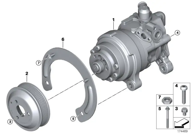 BMW Tandempumpe E70 E71 32416799278