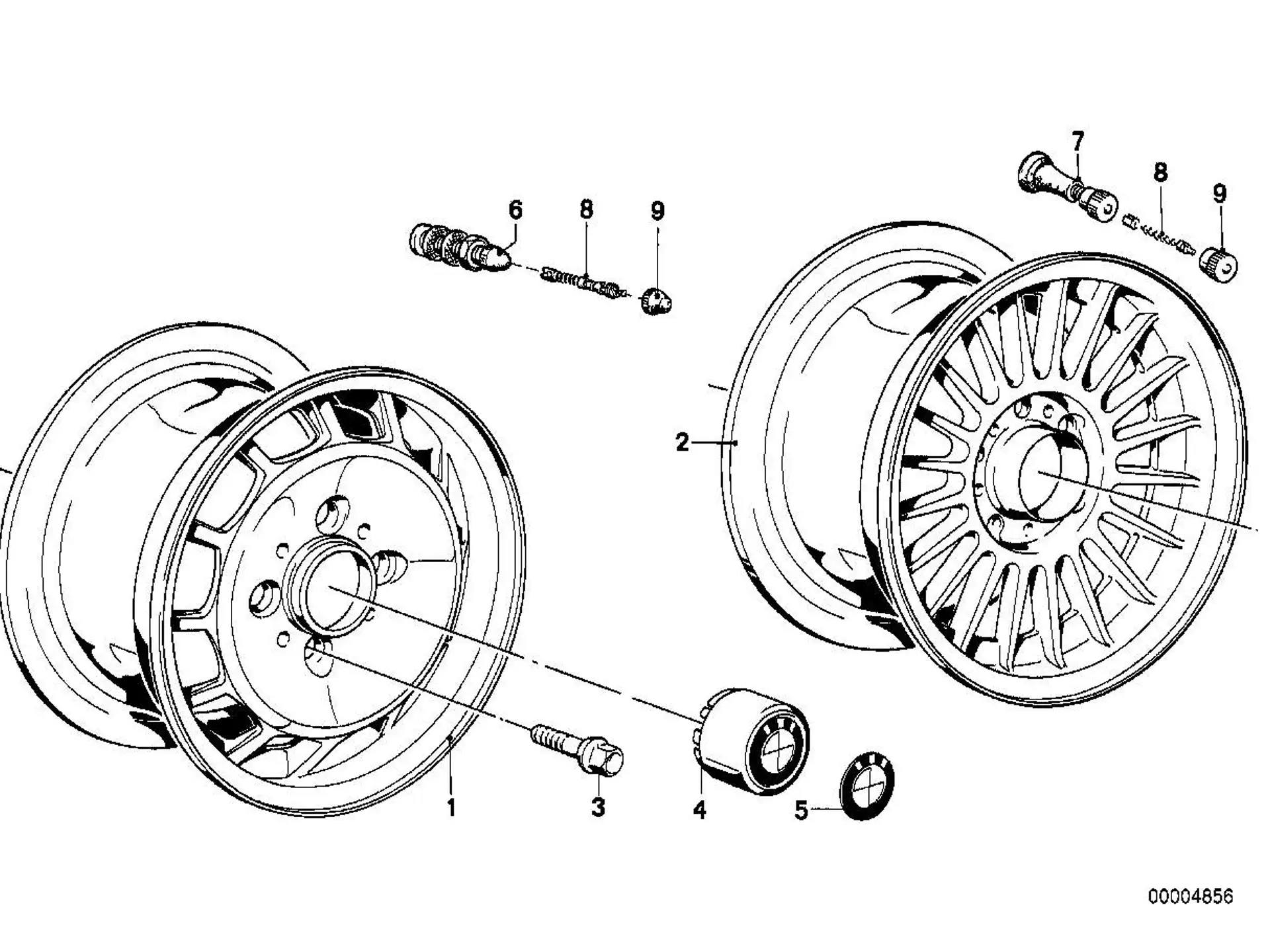 BMW Alufelge Scheibenrad Leichtmetall 5,5Jx13 ET18 3er E21