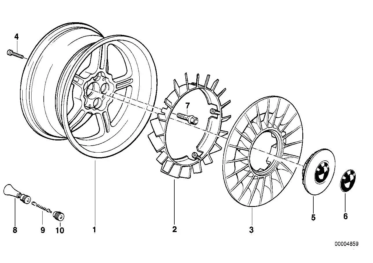 BMW Zylinderschraube E32 E34 36112226326