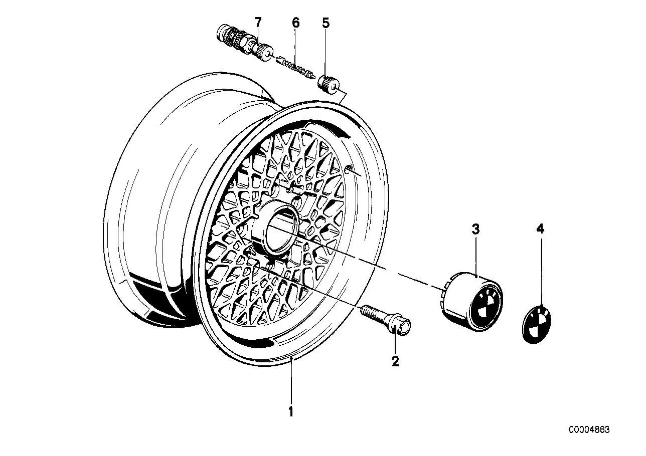 BMW Plakette E21 36132202971