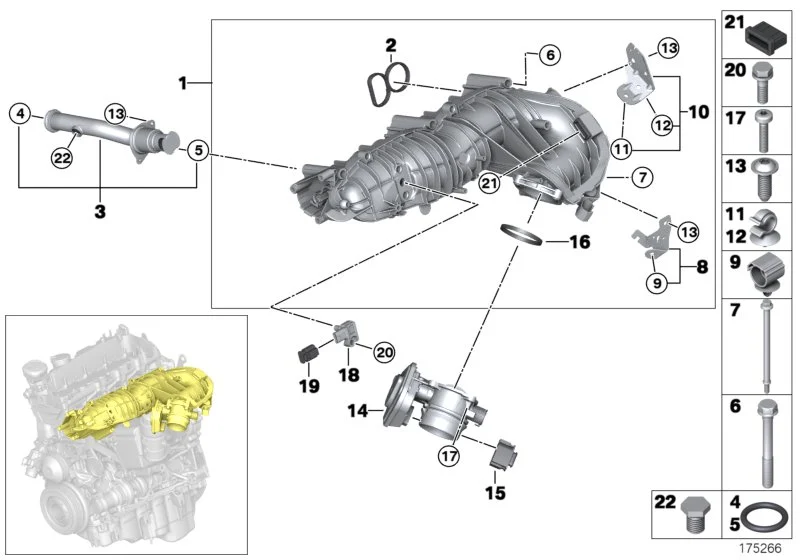 BMW O-Ring E60 E61 E81 E82 E83 E87 E88 E90 E91 E92 E93 11617805052