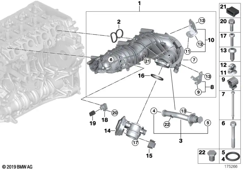 BMW Rohrleitung E60 E61 E81 E82 E83 E87 E88 E90 E91 E92 E93 11617