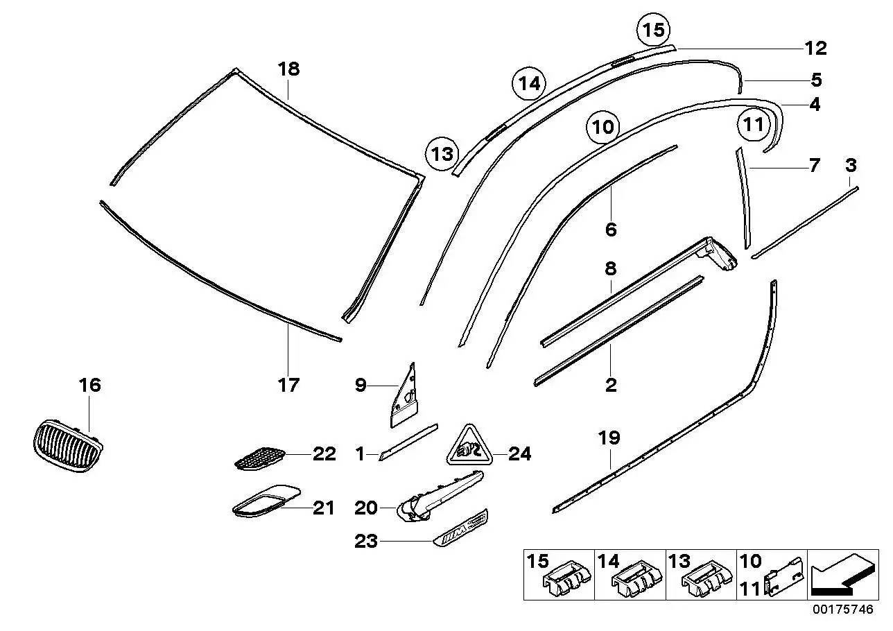 BMW Clip E92 51138045321