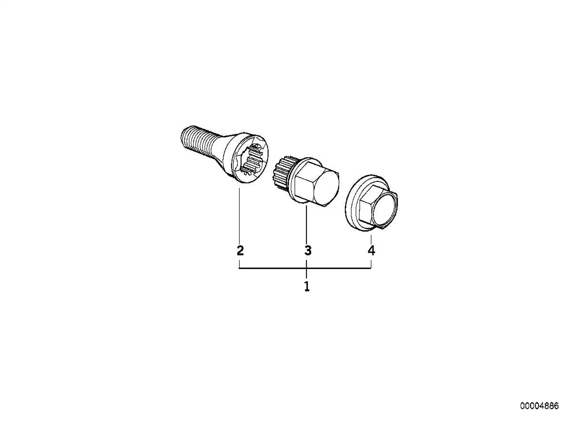 BMW Abdeckkappe E30 E31 E32 E34 E36 E38 E39 E46 E52 E53 E60 E63 E64 E65 E66 E85 R50 R52 R53 36131180374