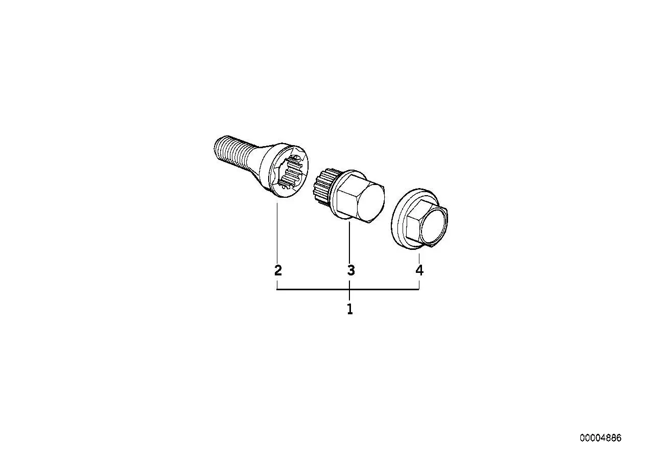 BMW Abdeckkappe E30 E31 E32 E34 E36 E38 E39 E46 E52 E53 E60 E63 E