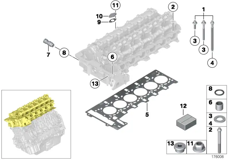 BMW Passhülse E60 E61 E63 E64 E65 E66 E70 E71 E81 E82 E83 E84 E85