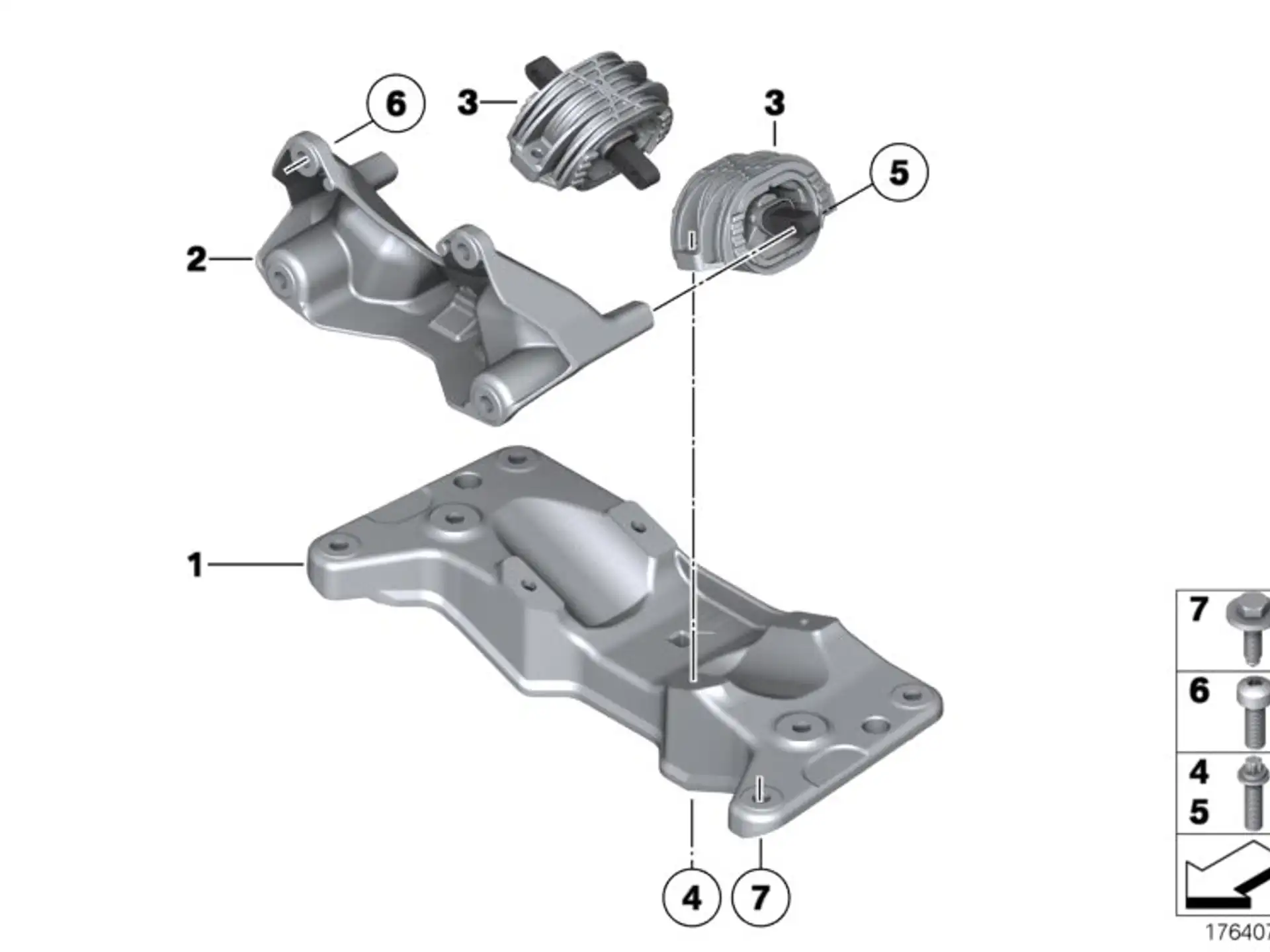 BMW Getriebelager F01 F02 F06 F07 F10 F11 F12 F13 22316777388