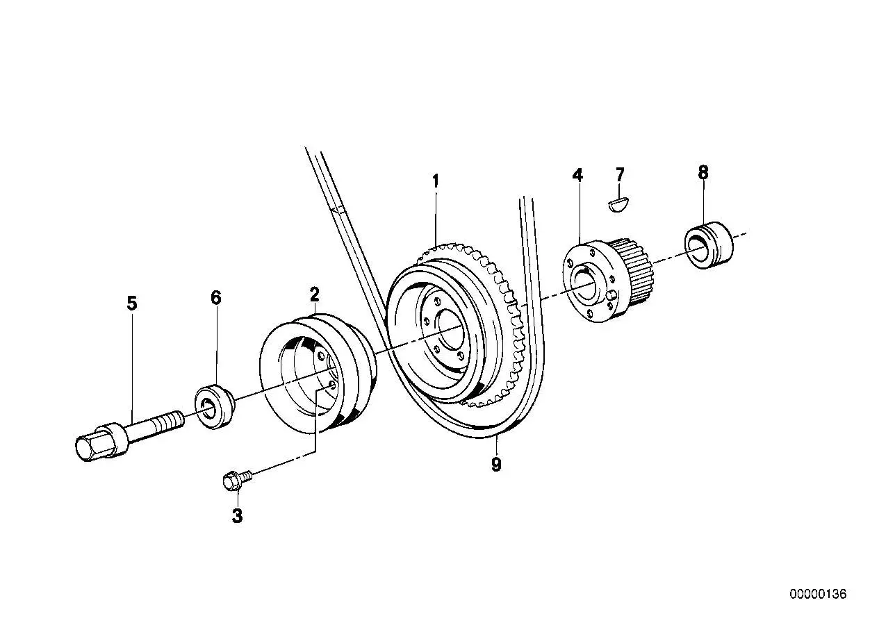 BMW Unterlegscheibe E30 E34 E36 E46 11231709977