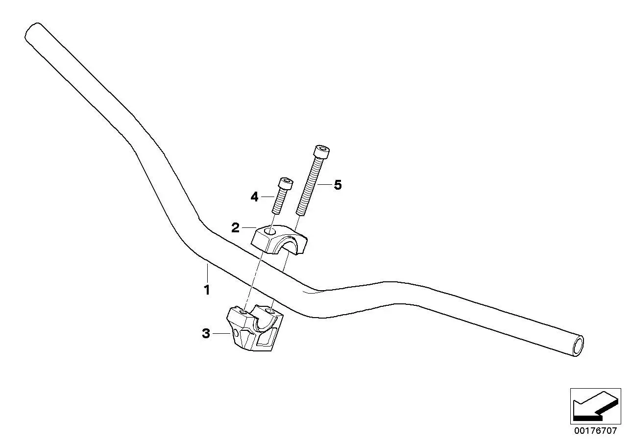 BMW Lenker K16 32717711329