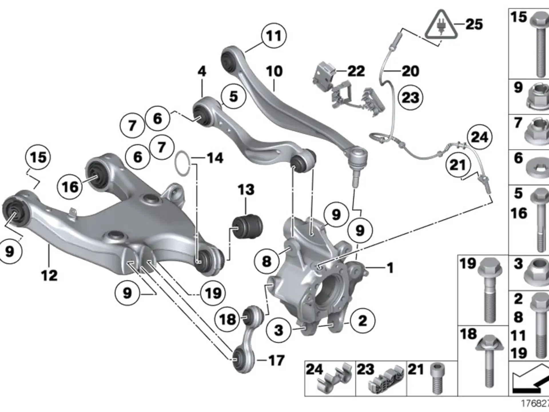 BMW Kugelgelenk F01 F02 F04 F06 F07 F10 F11 F12 F13 33326780438