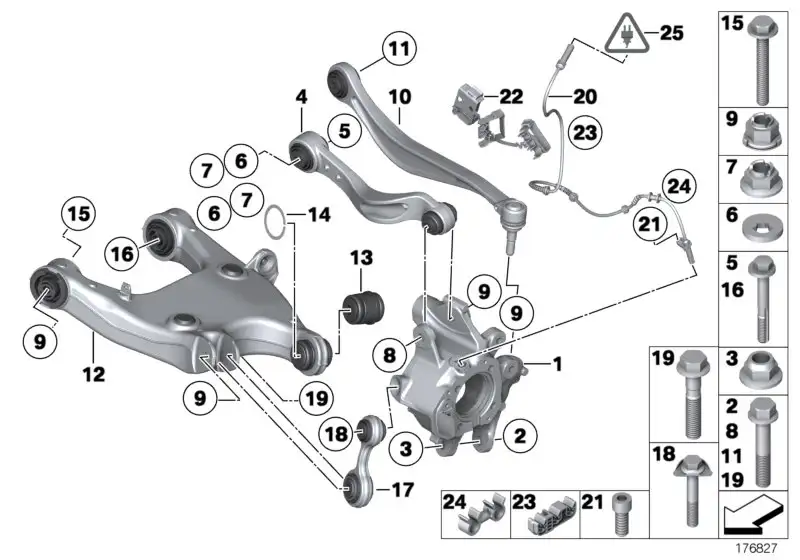 BMW Querlenker rechts F01 F02 F04 33326782132 - Bildposition 04