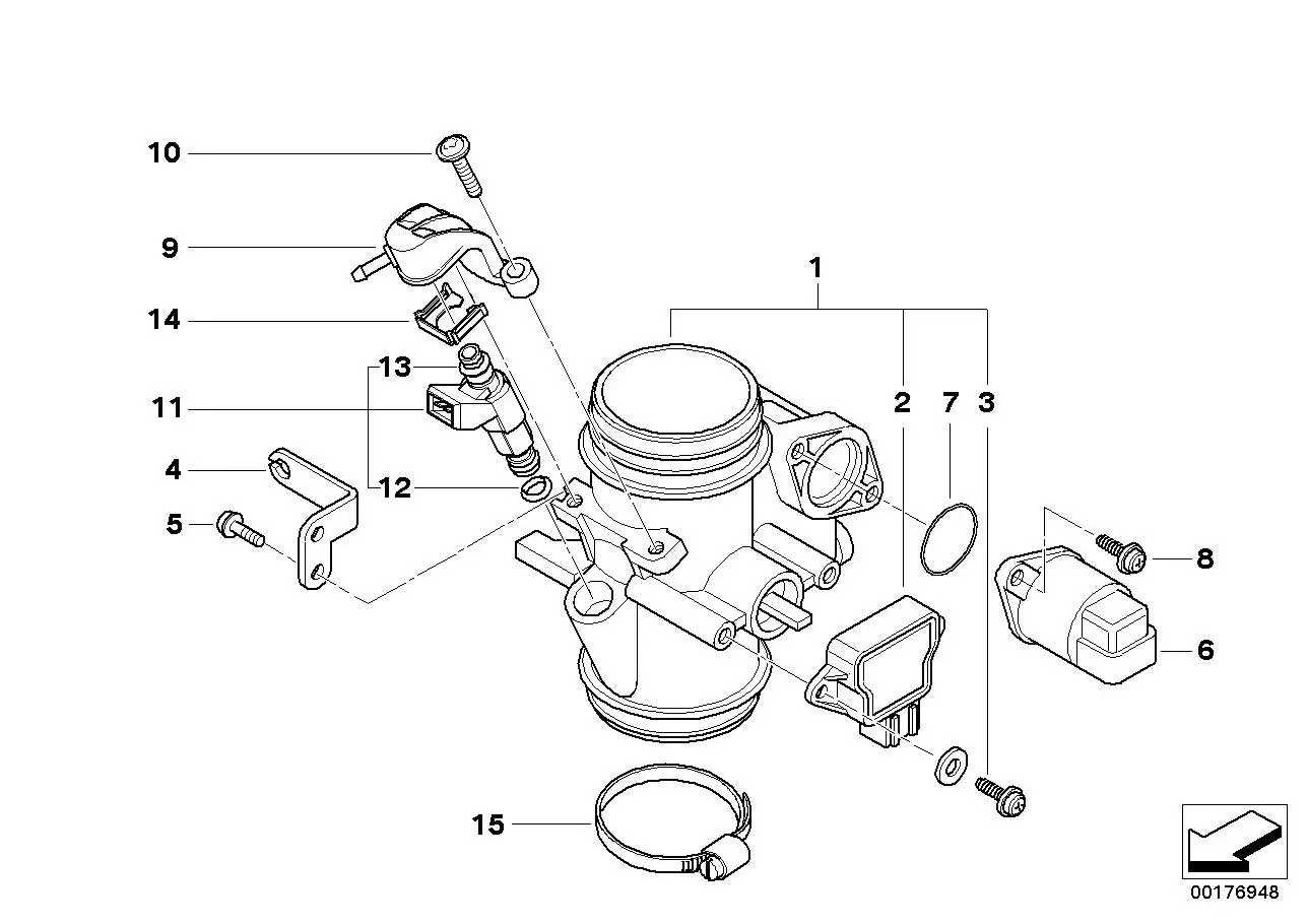 BMW Gaszug R13 32737660040