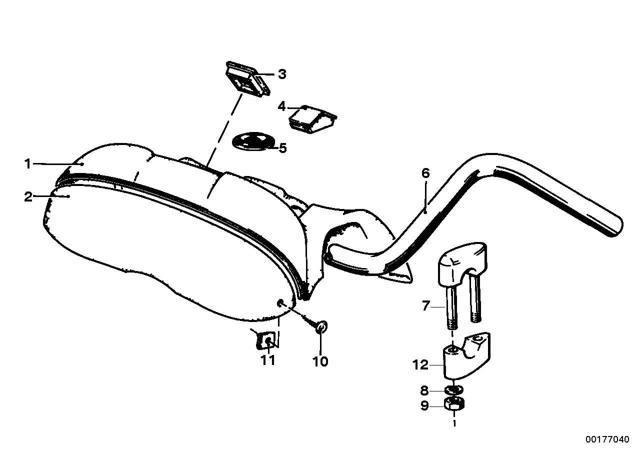 BMW Prallplatte oben 32711236896 - Bildposition 02