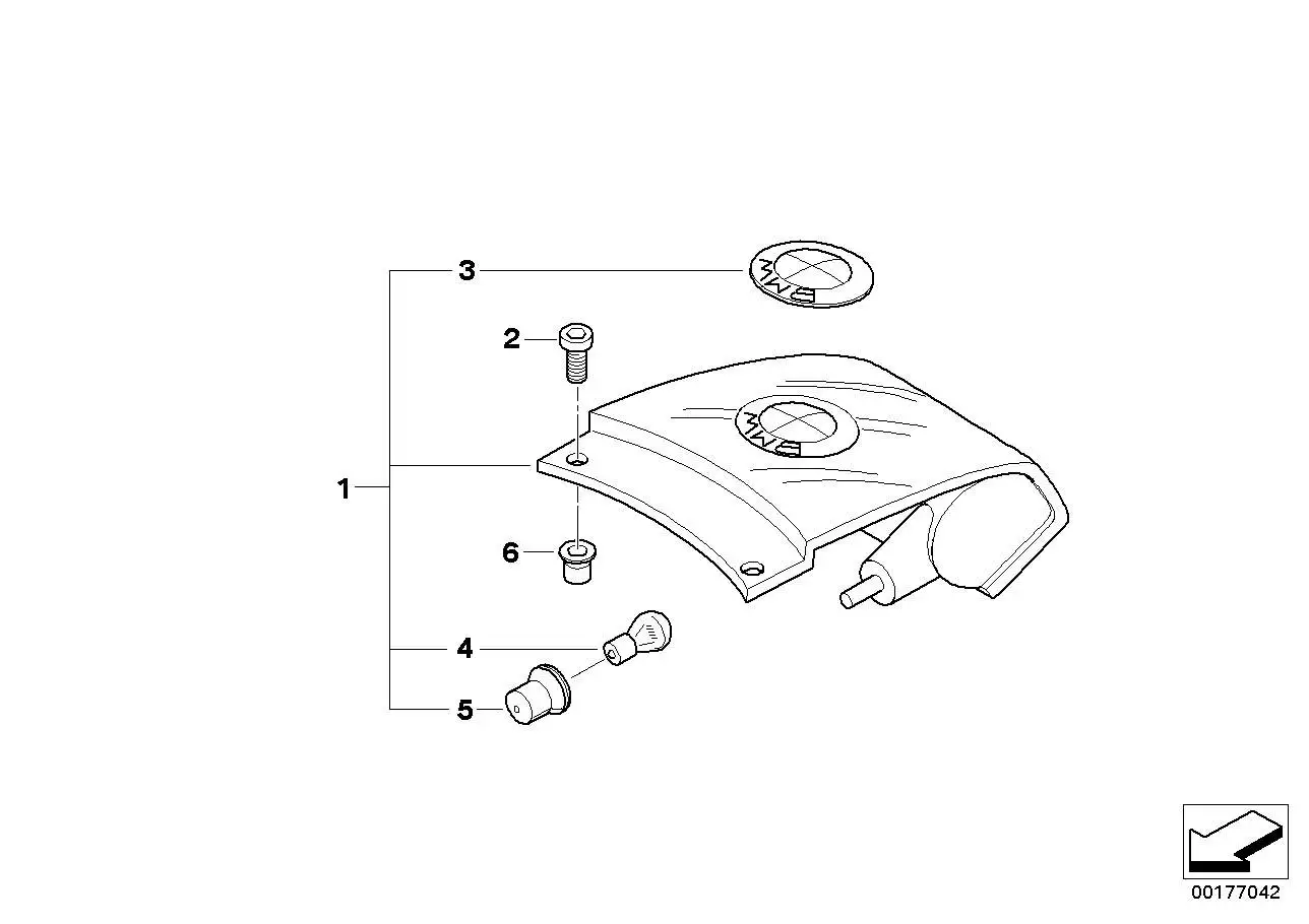 BMW Lampenfassung Heckleuchte K25H K27 K28 K40 K41 K43 R28 632176