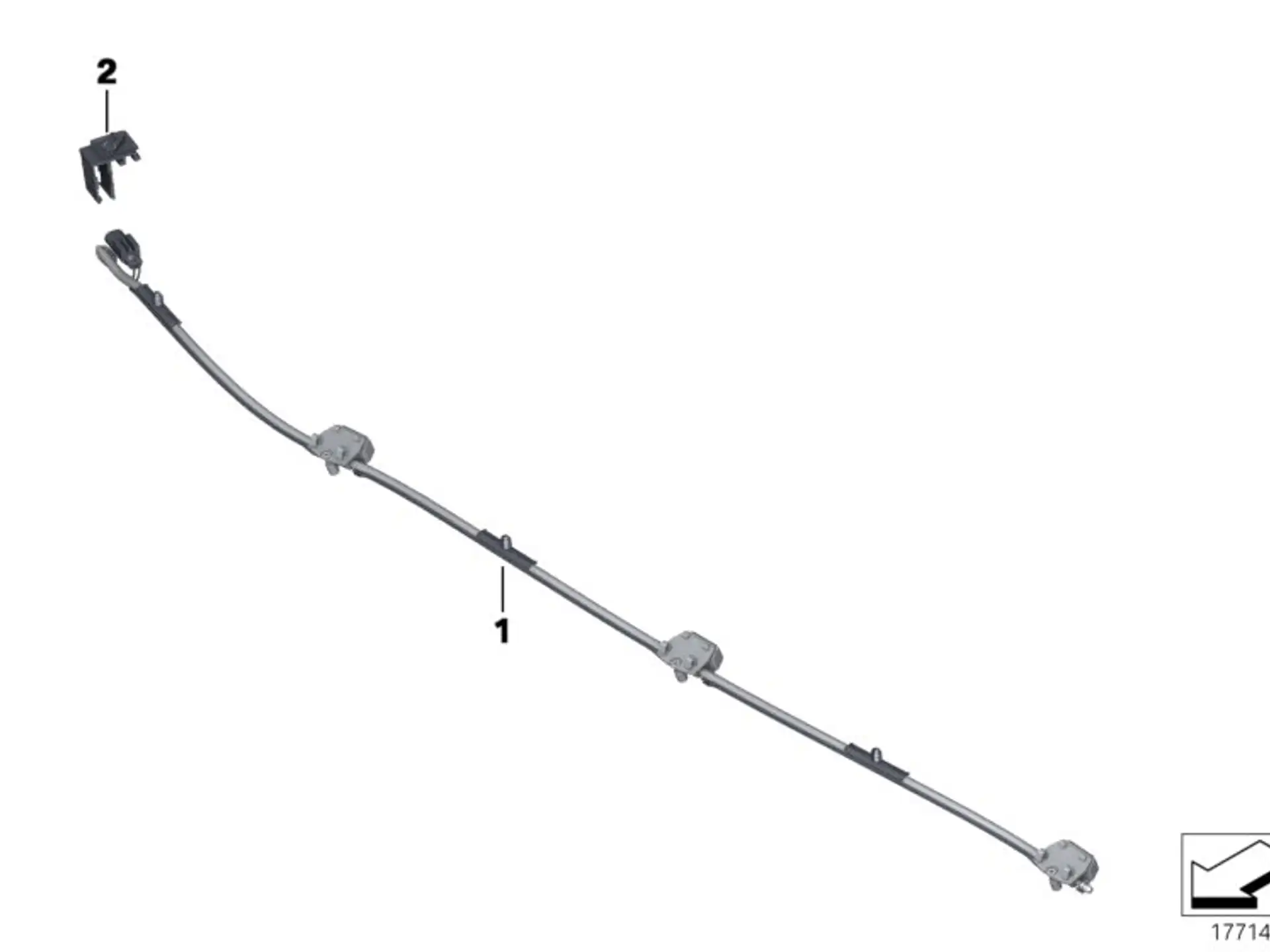 BMW Düsenkette Scheibenwaschanlage F10 F11 61667205117