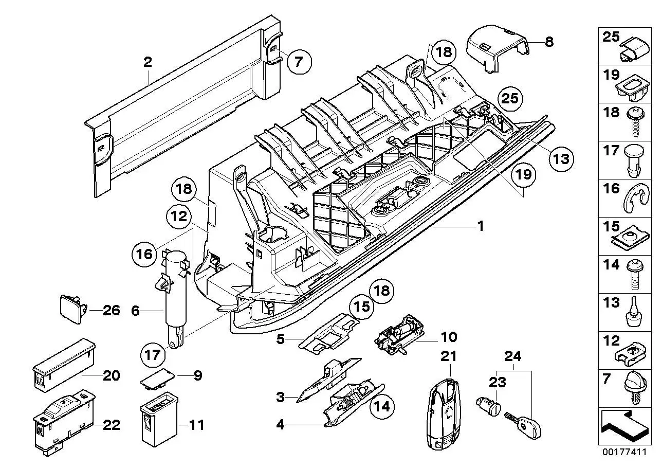 BMW Deckel E90 E91 E92 E93 51167120408 - Bildposition 02