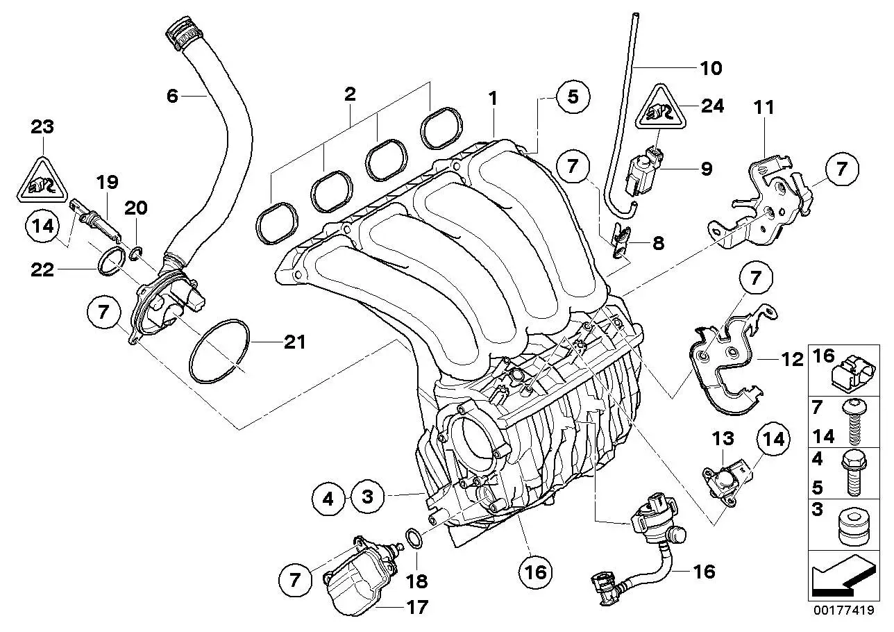 BMW O-Ring E60 E61 E63 E64 E81 E82 E87 E88 E90 E91 E92 E93 F10 F1