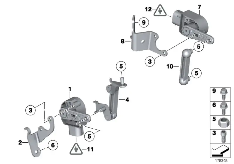 BMW Regelstange rechts F01 F02 F04 F06 F07 F10 F11 F12 F13 371467