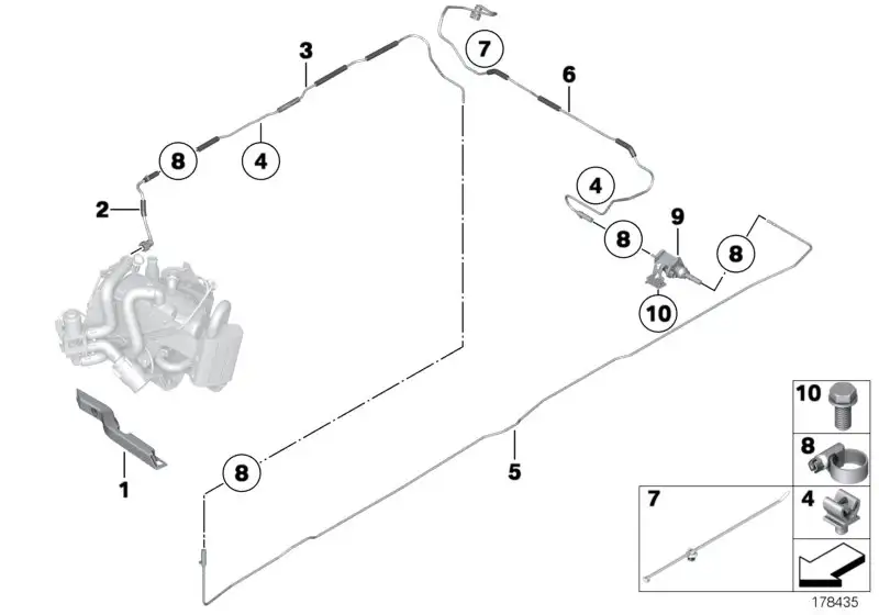 BMW Kraftstoffpumpe F06 F07 F10 F11 F12 F13 64129312641