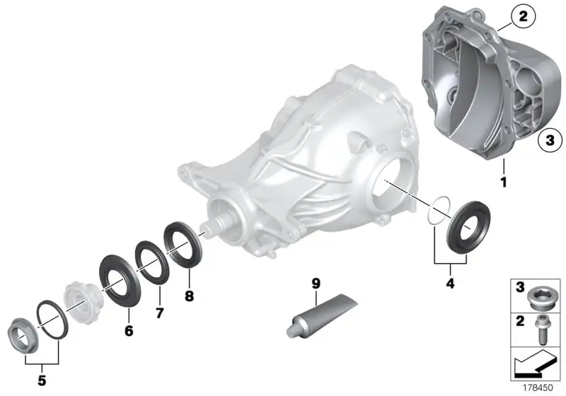 BMW Deckel hinten F01 F02 F06 F07 F10 F11 F12 F13 33117573814 - 5