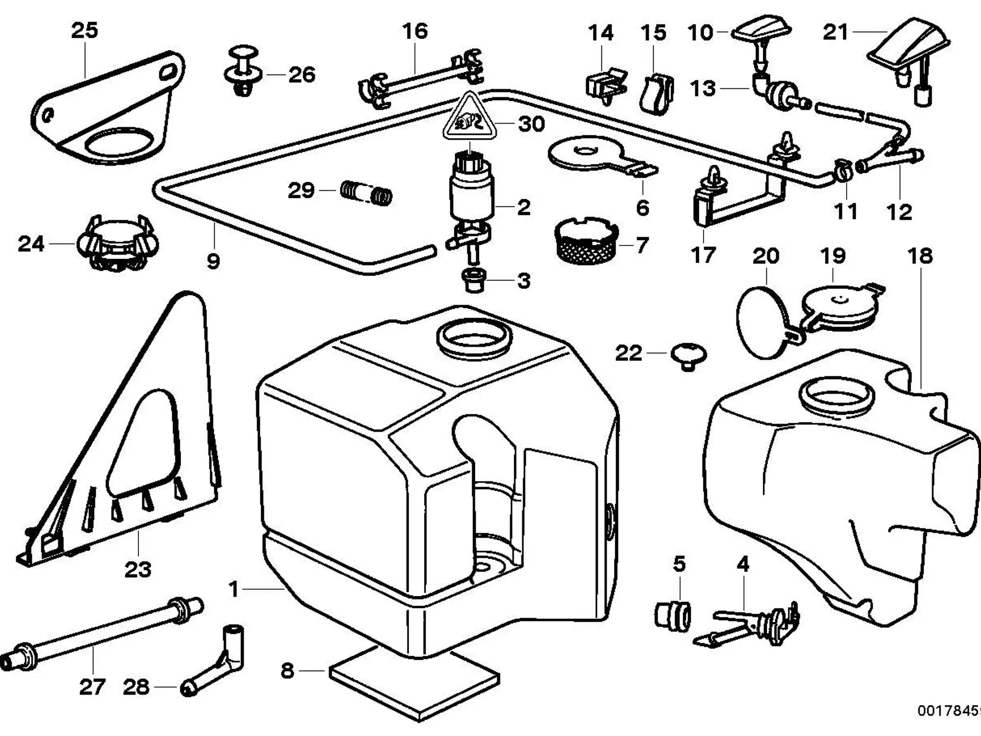 BMW Spritzdüse E36 61601384859
