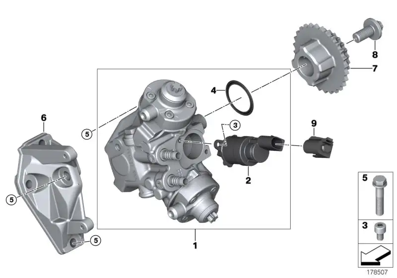BMW O-Ring E60 E61 E70 E71 E81 E82 E83 E84 E87 E88 E90 E91 E92 E9