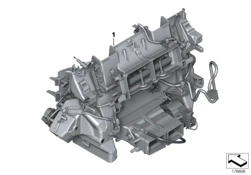 BMW Verteilergehäuse Klimagerät für Zuhei F01 F02 F06 F07 F10 F11